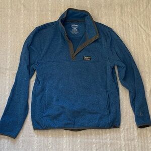 L.L. Bean Men's Blue Pullover Jacket